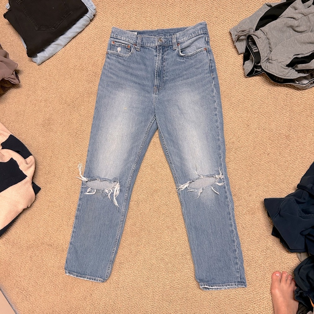 High waist jeans